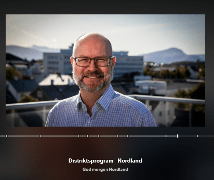 bilde av radiospilleren NRK Nordland nettradio